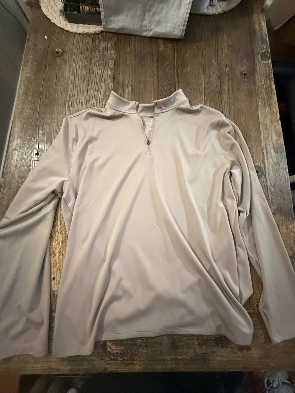 Under Armour Tan Golf Quarter-Zip Pullover